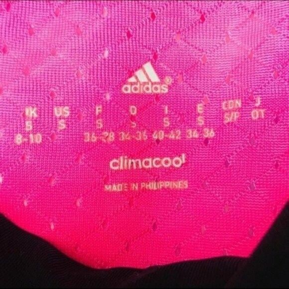 Adidas womans running shorts size Small BoxA multicolor Pink and blue - Picture 5 of 6